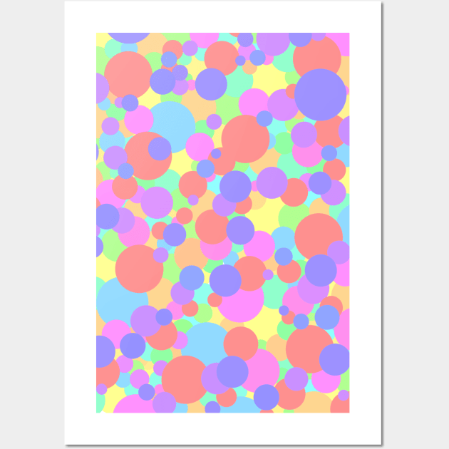 Abstract Dots - Multicoloured Wall Art by ShutterStudios